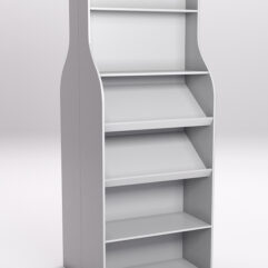 Стеллаж для бутылок №5, Серый