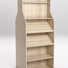 Стеллаж для бутылок №5, Дуб Сонома