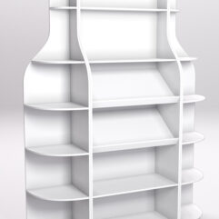 Стеллаж для бутылок №6, Белый