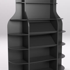 Стеллаж для бутылок №6, Черный