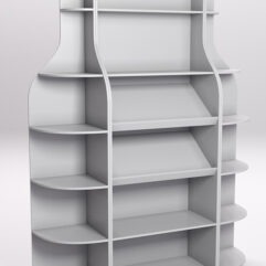 Стеллаж для бутылок №6, Серый