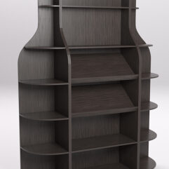 Стеллаж для бутылок №6, Дуб Венге