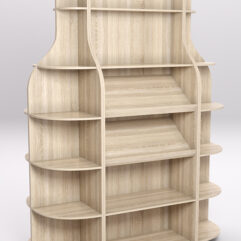 Стеллаж для бутылок №7, Дуб Сонома