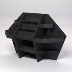 Комплект торговых развалов №1, Черный