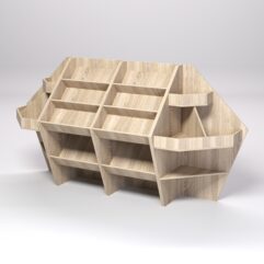 Комплект торговых развалов №2, Дуб Сонома