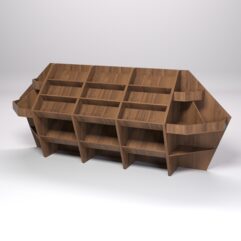 Комплект торговых развалов №3, Орех