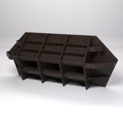 Комплект торговых развалов №3, Дуб Венге