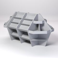 Комплект торговых развалов №5, Серый