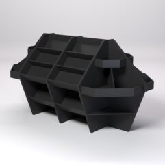 Комплект торговых развалов №5, Черный