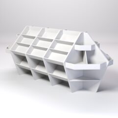 Комплект торговых развалов №6, Белый