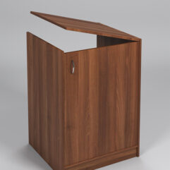 Прилавок ЭКОНОМ вход-выход (600мм), Орех