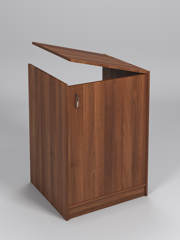 Прилавок ЭКОНОМ вход-выход (600мм), Орех