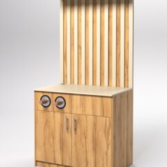 Кофепоинт №3, Дуб Золотистый и Крем Вайс